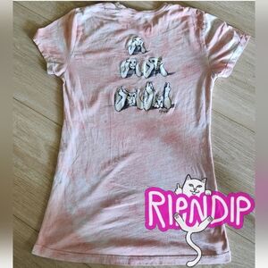 Ripndip pink tie dye tee